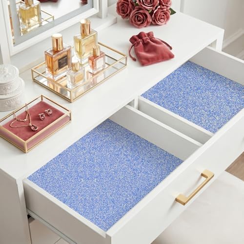 VEELIKE Sparkly Periwinkle Blue Glitter Wallpaper Peel and Stick Iridescent - Image 6