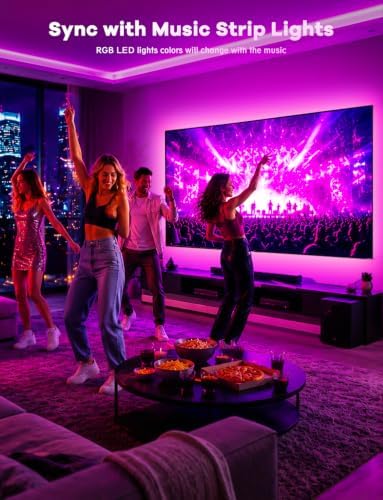 MATICOD LED Lights for TV Led Backlight, 16.4ft RGB Led Strip Lights for TV - Image 2