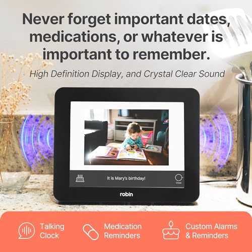 Robin Day Clock 2026 for Seniors, Easy-to-Read Display for Elderly, Day Date - Image 6