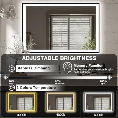 EchosLife 57x36 LED Light Mirror - Image 5