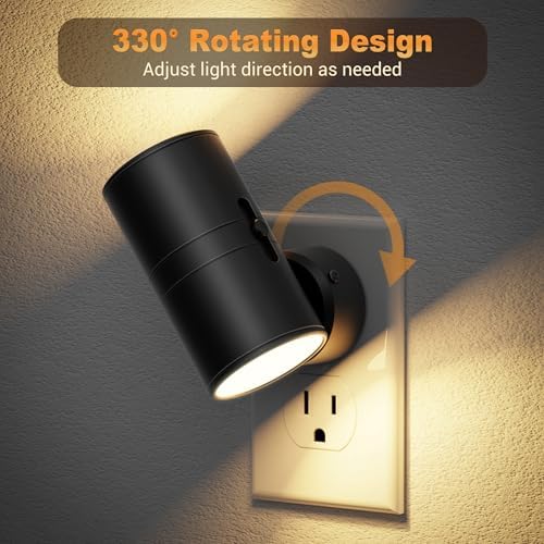 JandCase LED Night Light, Night Lights Plug into Wall, Dusk to Dawn, 5 Color - Image 4