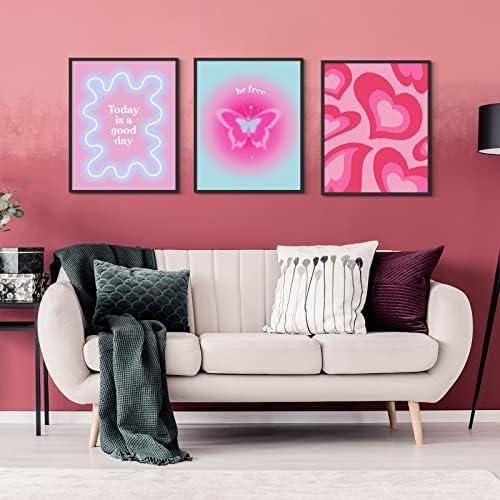Habseligkeit Pink Gradient Aura Posters - Image 6