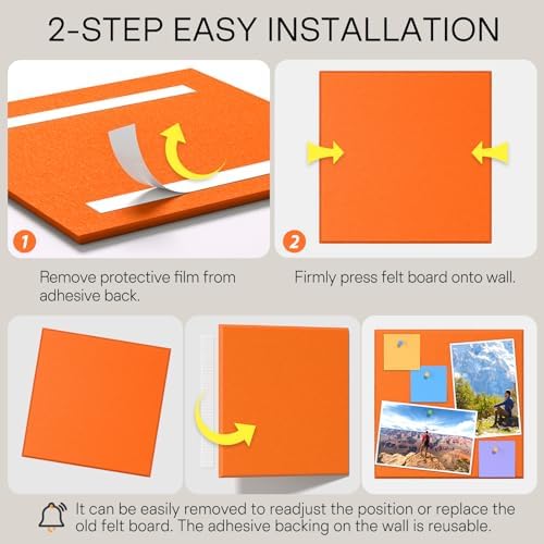 MaxGear Felt Bulletin Board 36" x 24" - Image 4