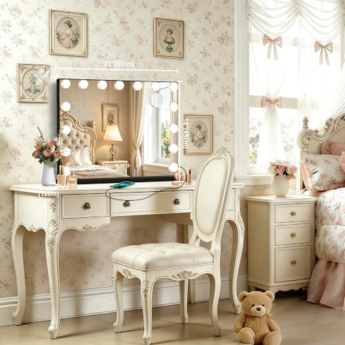 Ratsamee Black Hollywood Vanity Mirror - Image 2