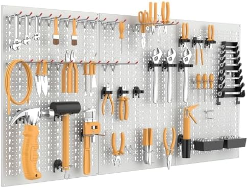WALMANN Metal Pegboard, Tool Organizer Boards by WALMANN