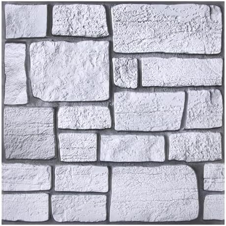 COMSTICKC 3D Faux Stone Wall Panels Peel and Stick by COMSTICKCDECOR