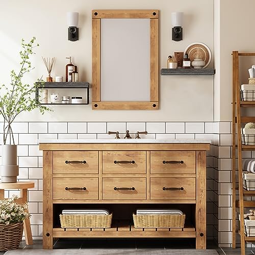 QEEIG Bathroom Shelves Over Toilet Wall Mounted - Image 6