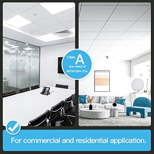 Art3d 24-Pack Smooth Drop Ceiling Tiles, No Sag and Breakage - Image 4