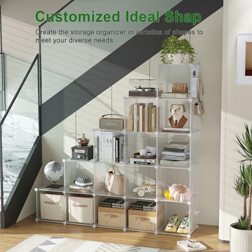 C&AHOME 16 Cube Storage Organizer Cube Shelves Units Storage Cubes - Image 4