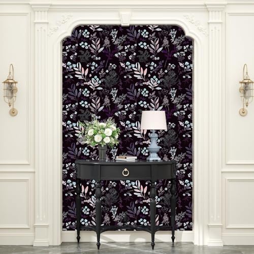 Laatse Vintage Floral Peel and Stick Wallpaper 17.5'' x 393'' - Image 2