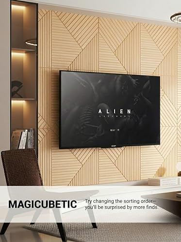 6 Pack UV Wood Texture Grooved Acoustic Wall Panels - Image 6