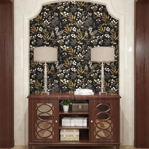 Laatse Vintage Floral Peel and Stick Wallpaper 17.5'' x 787'' - Image 5