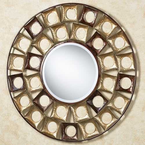 Touch of Class Giachetta Round Wall Mirror Multi Metallic - Image 2