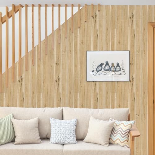 Yun-aeon Realistic Wood Peel and Stick Wallpaper 17.7"x1200" Contact Paper Wood - Image 6