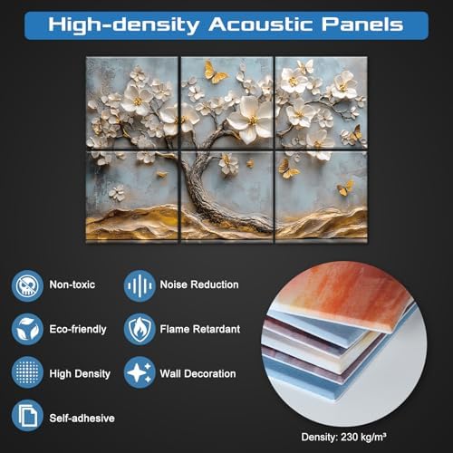 Decorative Acoustic Panels 6 Pack - Image 3