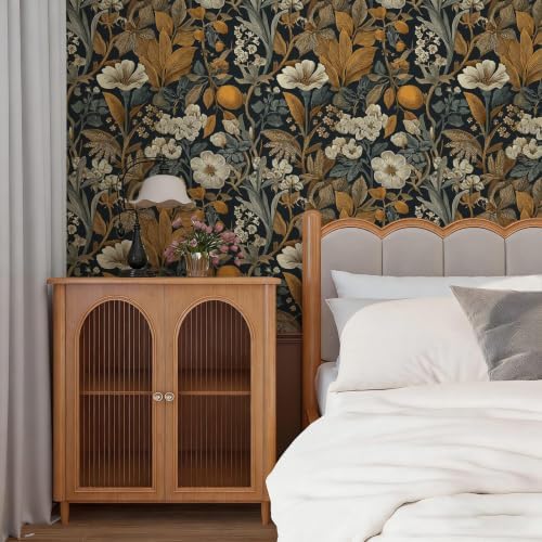 Stickorama Vintage Floral Peel and Stick Wallpaper Self Adhesive 17.72" x - Image 5