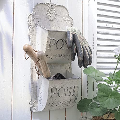 All Chic Outdoor Wall Planters Metal Wall Planter Wall Mounted Planters 2-Tiers - Image 6