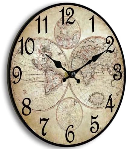 CHYLIN Wall Clock Nautical Decor Silent Non-Ticking Battery Operated - Image 3