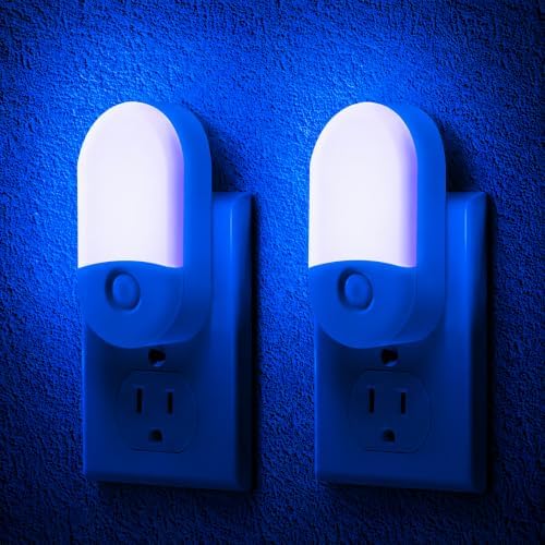 L LOHAS LED Blue Night Light, Night Lights Plug into Wall, 0.6W LED by LLOHASLED