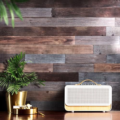 Nail Up Paneling Wood Wall Panels, Real Solid Planks DIY Easy Application by Holydecot