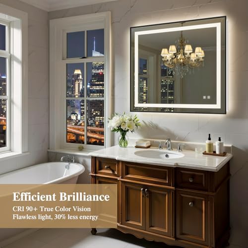 40X36 Inch LED Bathroom Mirror - Image 2