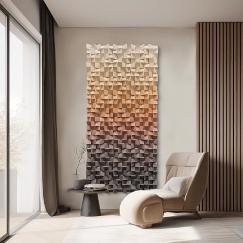 LIUZEYUE Wooden Block Wall Art by Unknown