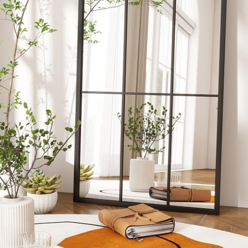 65"x 22" Arched Full Length Window Wall Mirror, Winndow Pane Mirror, Farmhouse - Image 5