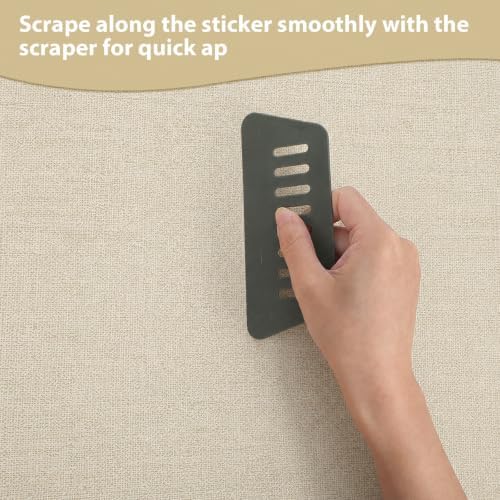 2 Roll Beige Textured Grasscloth Peel and Stick Wallpaper - Image 5