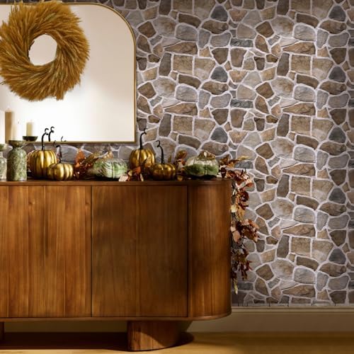 COMSTICKC 3D Faux Stone Wall Panels Peel and Stick Decorative Tiles - Image 2