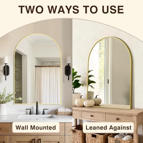 Arched Bathroom Vanity Mirror for Over Sink - Image 6