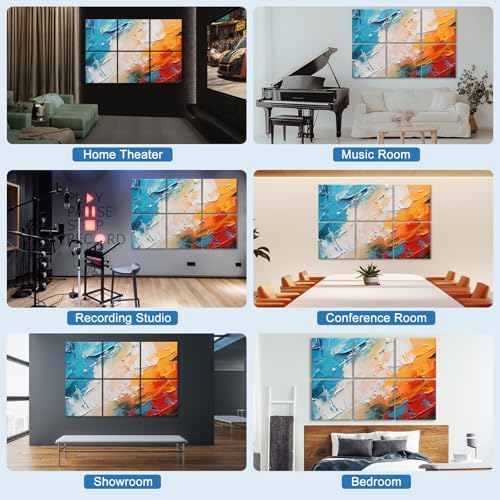 Decorative Acoustic Panels 6 Pack - Image 4