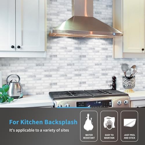 Art3d 10-Pack Peel and Stick Stone Backsplash Tile - Image 2