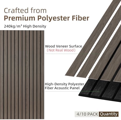 TO-TH Acoustic Wall Panels Decorative Sound Absorbing Panel 10 Pack - Image 2