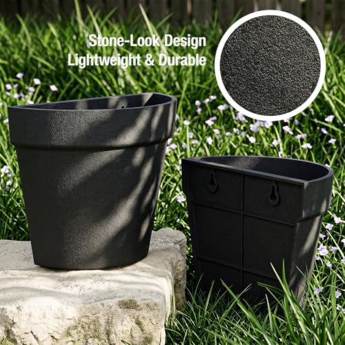Asnext 2 Pack Indoor Wall Planter, 7.5 Inch Wall Hanging Planter - Image 6
