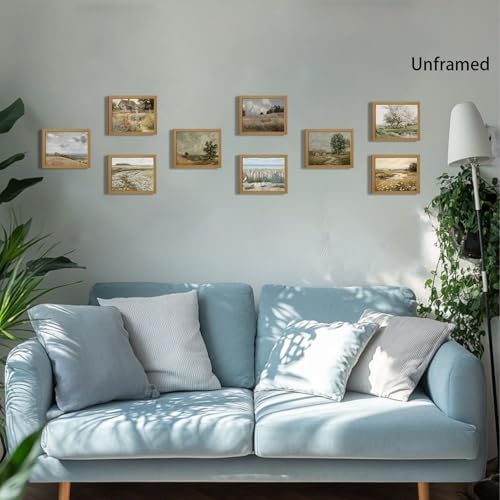 XIANGRUI French Country Wall Art Set of 9, Artwrkfor Dathroom Unframed 8x10Inch - Image 4