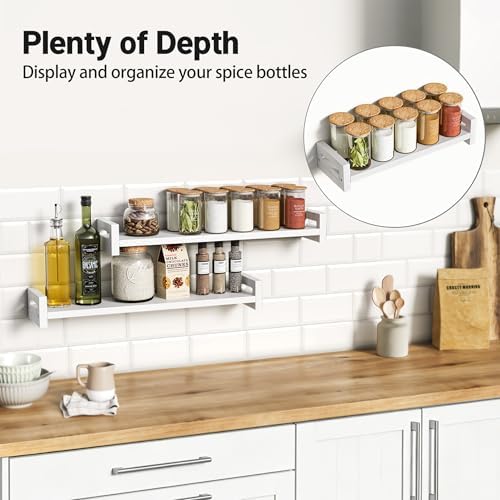 Solid Wood Floating Shelf, 23.6" Wall Shelf - Image 5