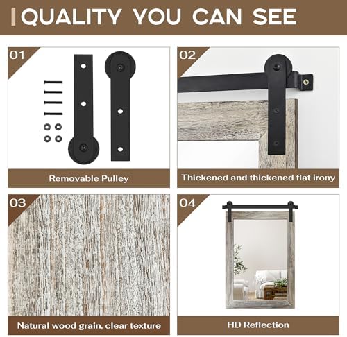 COGOOD Farmhouse Bathroom Mirrors - Image 5