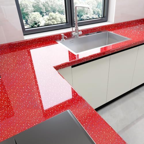 JPK Red Holographic Star Contact Paper - Image 2