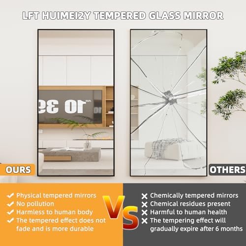 LFT HUIMEI2Y 76"x34" Full Length Mirror - Image 4