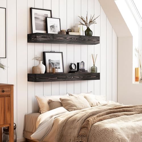 Floating Shelves, 36 x 7 Inch Fireplace Mantel - Image 5