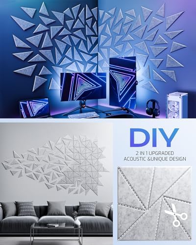 12 Pack Self-Adhesive Acoustic Panels, Sound Proof Foam Panels - Image 5