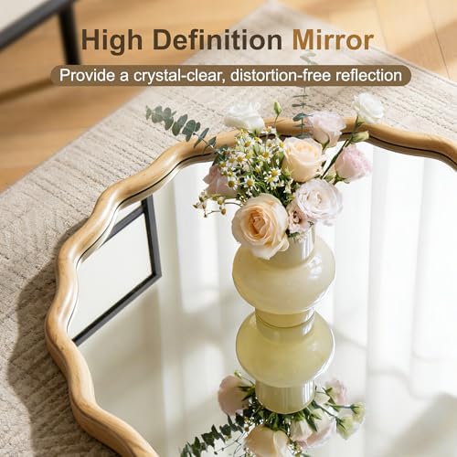 AMOISE Round Wavy Wall Mirror - Image 3