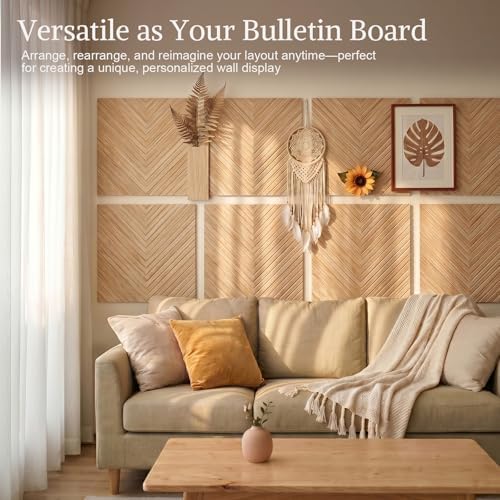 Acoustic Wall Panels, 8 Piece 23.62" X 23.62" Peel and Stick Wall Panels - Image 5
