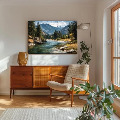 Serene Landscape Canvas Wall Art - Image 4