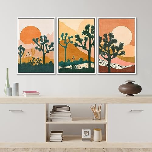 MUDECOR Framed Canvas Print Wall Art Boho Prints Wall Art, Joshua Tree Art - Image 4