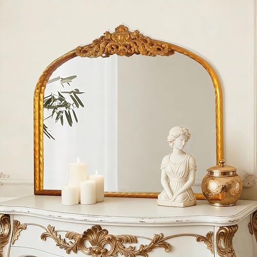 Gold Arched Antique Mirror 32"x24" by LOVNAHOMakeYourHomeLovely