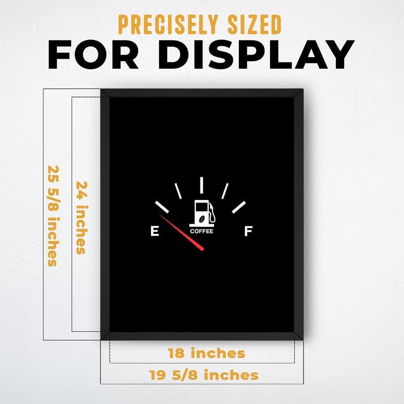 InkFlow Posters Coffee Gauge Canvas Poster - Image 3