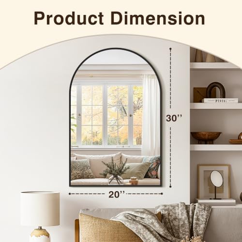 Arched Bathroom Vanity Mirror for Over Sink - Image 2