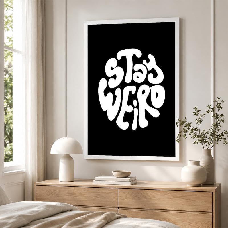 InkFlow Posters Stay Weird Canvas Poster - Image 4