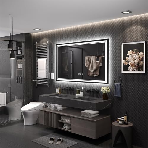 Ratsamee 60"x36" LED Bathroom Mirror - Image 2